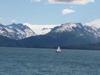 Boat out on Cook Inlet
